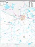Blue Earth, Mn Wall Map Zip Code